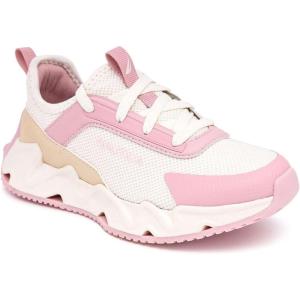 Nautica Kids Running Sneakers | Comfortable Shoes for Boys and Girls | Sizes for Big & Little Kids -(Lace-Up/Bungee) Manalapin(White Pink)