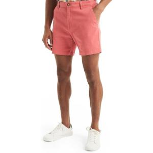 Nautica Men’s 6″ Deck Short(Mineral Red)