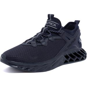 Nautica Men’s Casual Fashion Sneakers – Lightweight Lace-Up Athletic Walking Shoes for Gym & Tennis, Comfortable(Navy Tonal-wandal)