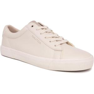 Nautica Men’s Casual Shoe, Classic Lace-Up Low Top Loafer, Fashion Sneaker – in Medium & Wide Width Sizes(Alos-bone)