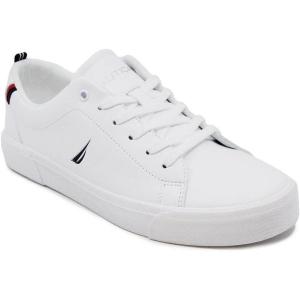 Nautica Men’s Casual Shoe, Classic Lace-Up Low Top Loafer, Fashion Sneaker – in Medium & Wide Width Sizes(Graves-white/Navy)