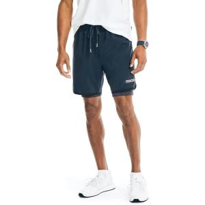 Nautica Men’s Competition Sustainably Crafted 7″ Performance Short(Navy)