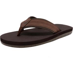Nautica Men’s Flip Flop Shower Sandals Slides – Comfortable Waterproof Beach Footwear Slip-On Thong (Medium/Wide Width)(Tan-thon)