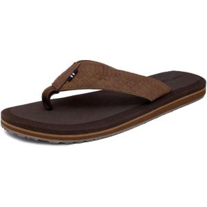 Nautica Men’s Flip Flop Shower Sandals Slides – Comfortable Waterproof Beach Footwear Slip-On Thong (Medium/Wide Width)(Tan-tidor)