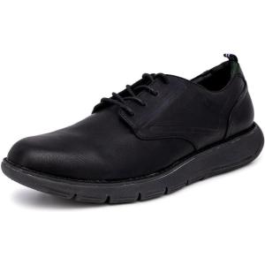 Nautica Men’s Knit Dress Oxford Dress Sneakers: Breathable, Stylish, Lightweight & Comfortable – Ideal for Business or Walking(Black Black-ajax)