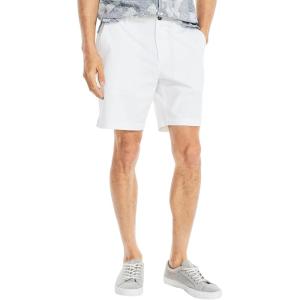 Nautica Mens Nautica 8.5″ Deck Short(Optic White)