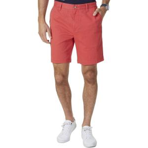 Nautica Mens Nautica 8.5″ Deck Short(Sailor Red)