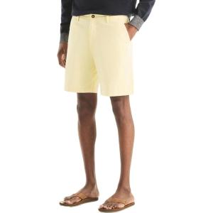 Nautica Mens Nautica 8.5″ Deck Short(Yellow Snapdragon)