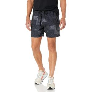 Nautica Men’s Nautica Competition Sustainably Crafted 6″ Performance Short(Black Multi)