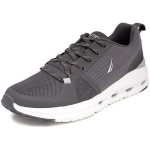 Nautica Mens Running Sneakers Sport Fashion Lace-Up Athletic Soft Shoes for Gym Tennis Men – Cushioned, Breathable, Lightweight & Comfortable(Charcoal)