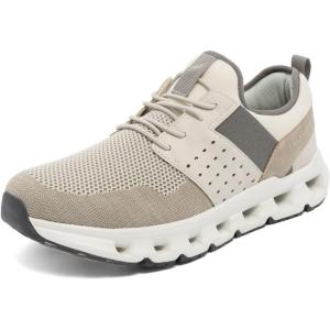 Nautica Mens Running Sneakers Sport Fashion Lace-Up Athletic Soft Shoes for Gym Tennis Men – Cushioned, Breathable, Lightweight & Comfortable(Off White Zer)