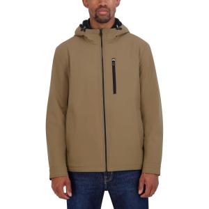 Nautica Men’s Transitional Sherpa Lined Hooded Jacket(Otter)