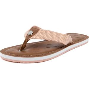 Nautica Women’s Casual Thong Flip-Flop Sandals(Coral)