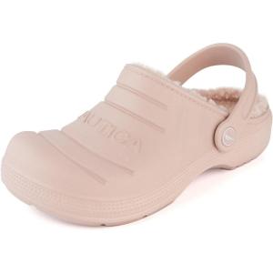 Nautica Women’s Clogs – Athletic Sports Sandal – Water Shoes Slip-On with Adjustable Back Strap – Beach Sports Shoe – River Edge(Light Mauve-river Breese)