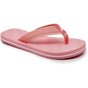 Nautica Women’s Thong Strap Sandal, Flip-Flop Boat Slide(Pink)