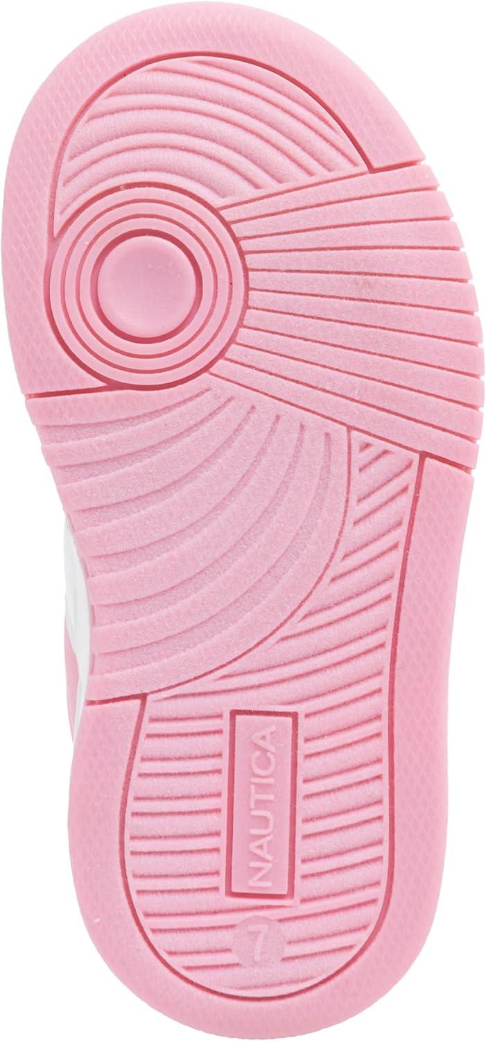 imageNautica Boys Girls Casual Fashion Shoes Comfortable Soccer Classic Walking Tennis Sneakers for Kids Breathable Lightweight amp Flexible Lace UpBungeePink Neon Pinkscottford