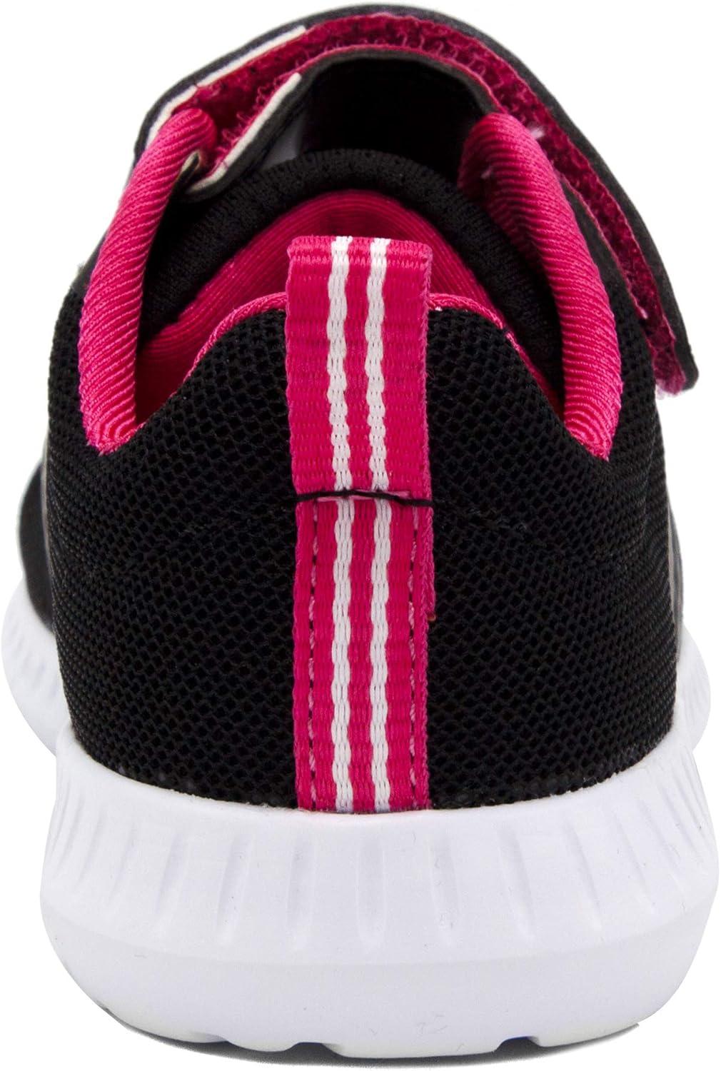 imageNautica Kids Fashion Sneaker Athletic Running Shoe with One Strap Boys GirlsToddlerLittle KidBlackPink