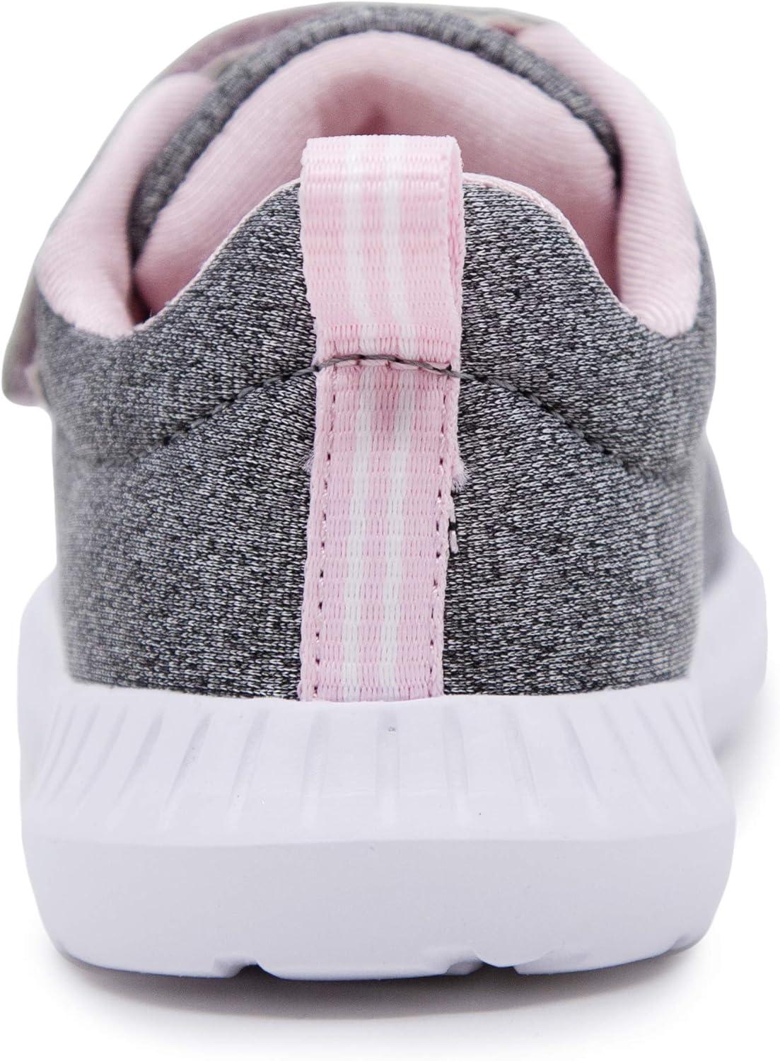 imageNautica Kids Fashion Sneaker Athletic Running Shoe with One Strap Boys GirlsToddlerLittle KidGrey Heather