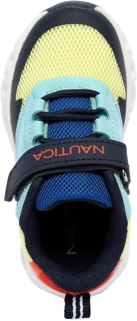 imageNautica Kids Fashion Sneaker Athletic Running Shoe with One Strap Boys GirlsToddlerLittle KidNavy Aquamercer