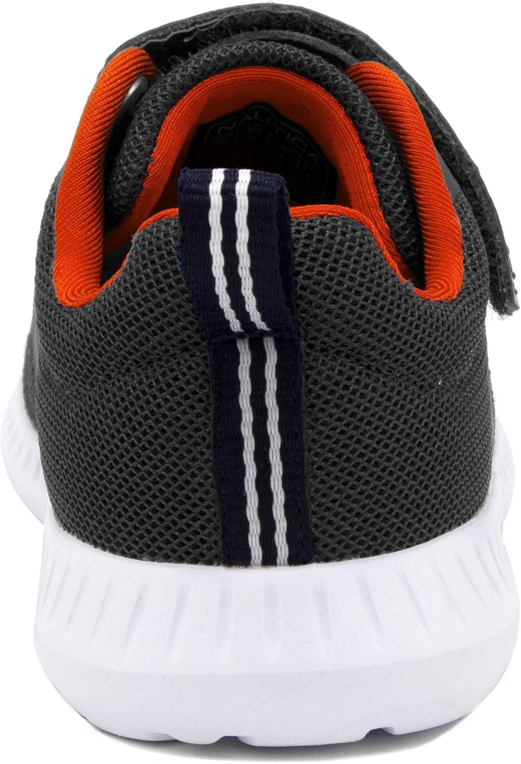 imageNautica Kids Fashion Sneaker Athletic Running Shoe with One Strap Boys GirlsToddlerLittle KidStorm Grey