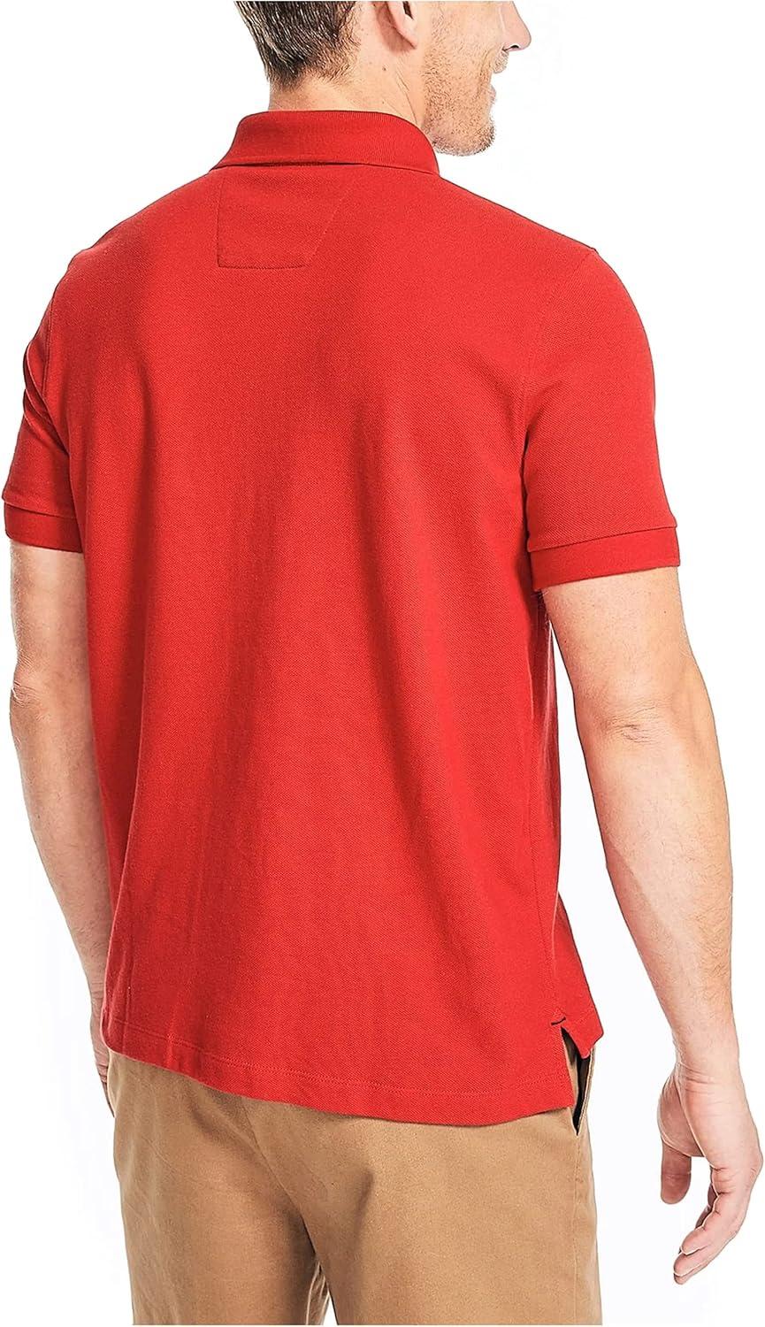 imageNautica Mens Nautica Classic Fit Deck PoloBiking Red