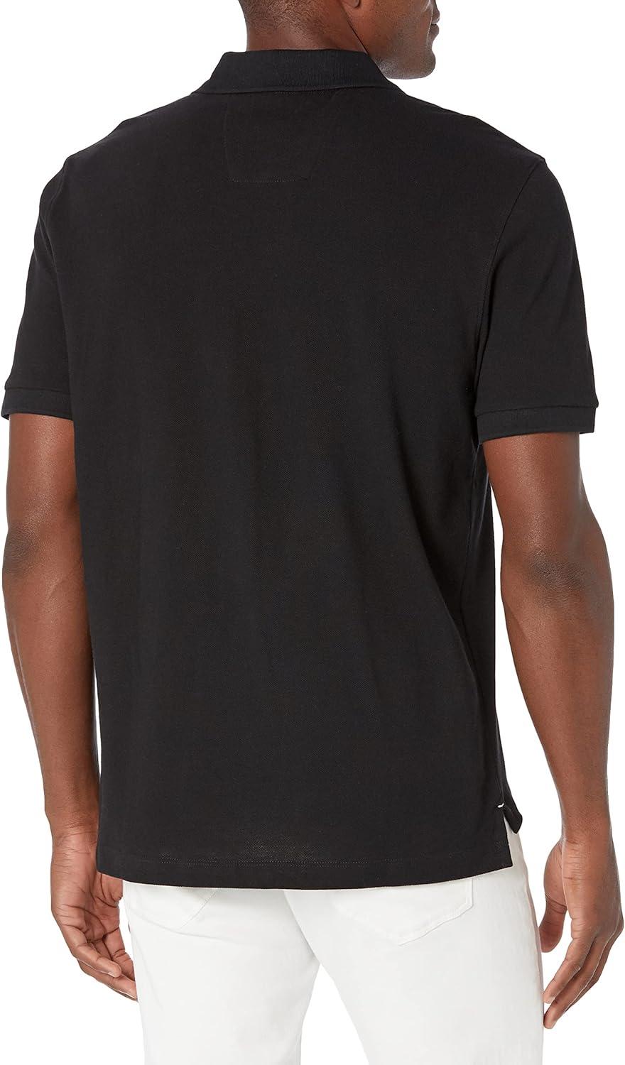 imageNautica Mens Nautica Classic Fit Deck PoloTrue Black