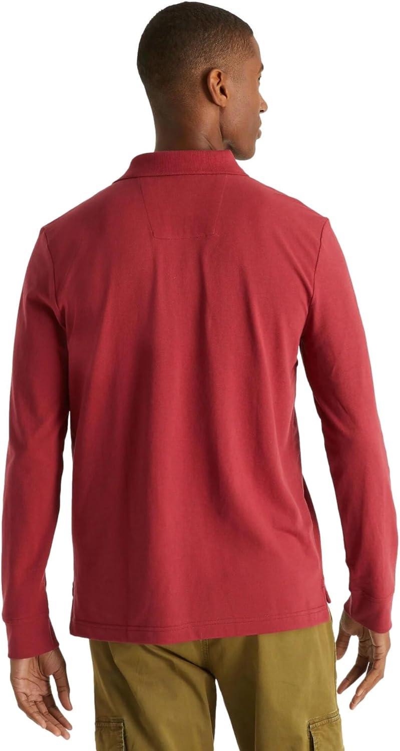 imageNautica Mens Nautica Classic Fit LongSleeve Deck PoloNautica Classic Fit LongSleeve Deck PoloAutumnberry