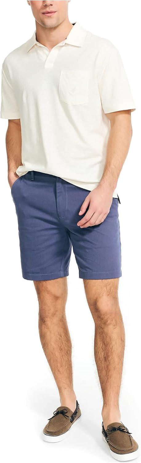 imageNautica Mens Sustainably Crafted Classic Fit PoloSail White