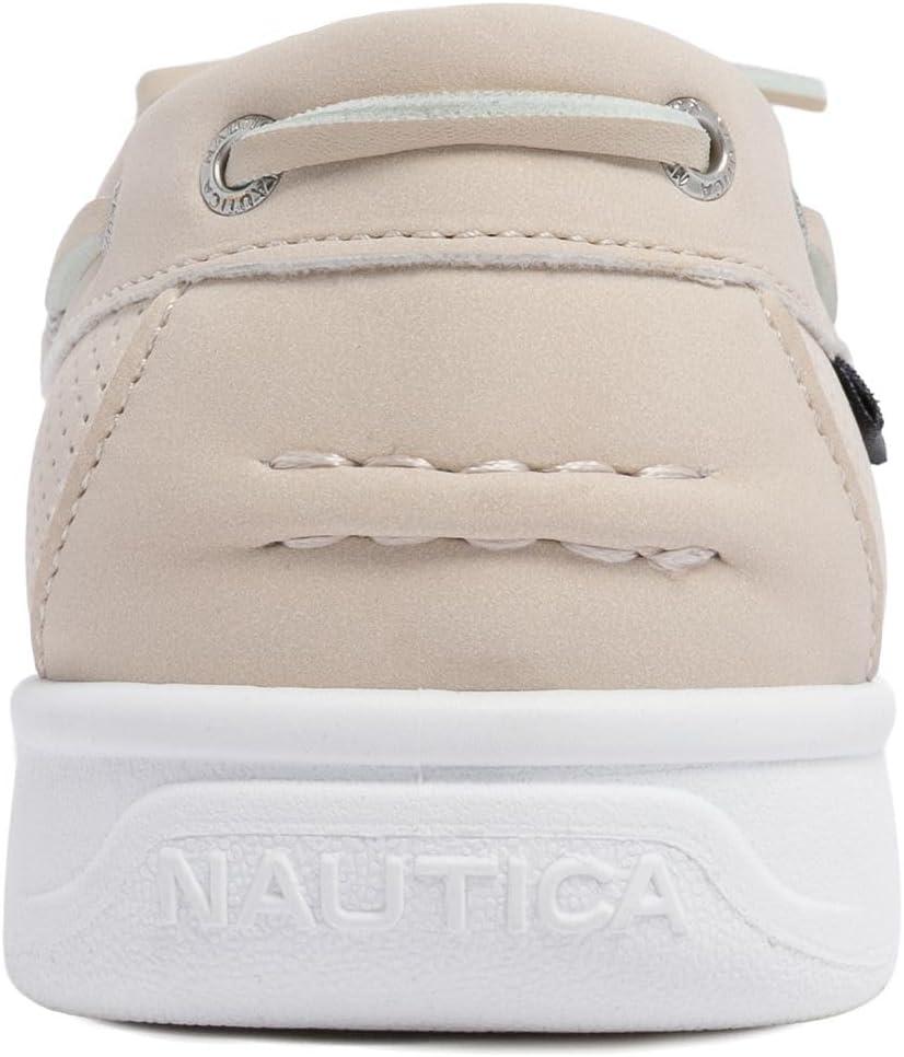 imageNautica Womens Casual Boat Shoes MocToe Loafers with Cushioned Insole Deck Fashion SneakerBone Perf