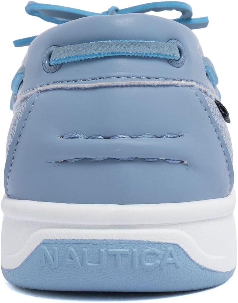 imageNautica Womens Casual Boat Shoes MocToe Loafers with Cushioned Insole Deck Fashion SneakerDusty Blue