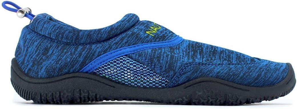 imageNautica Womens Water Shoes Barefoot Swim amp Beach Footwear for Pool Surf and Summer Activities QuickDry Aqua Sports ShoesNavy Heathered