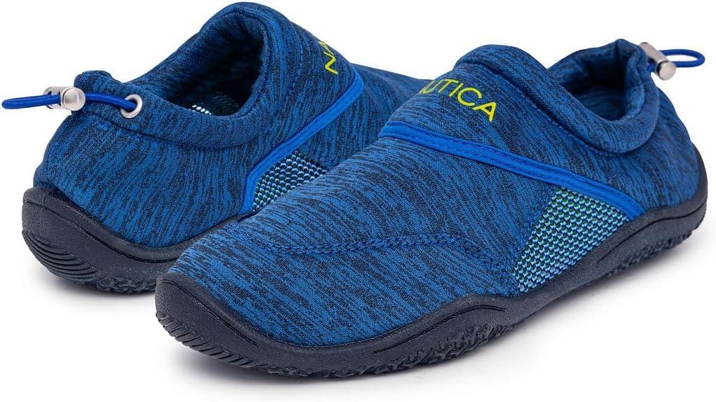 imageNautica Womens Water Shoes Barefoot Swim amp Beach Footwear for Pool Surf and Summer Activities QuickDry Aqua Sports ShoesNavy Heathered