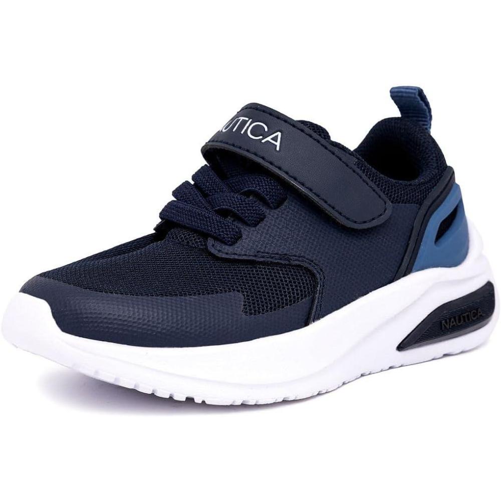 imageNautica Kids Fashion Sneaker Athletic Running Shoe with One Strap Boys GirlsToddlerLittle KidNavysawyer