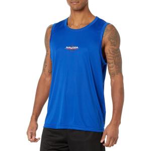 Nautica Men’s Competition Sustainably Crafted Tank(Bright Cobalt)