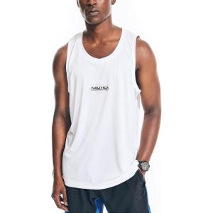 Nautica Men’s Competition Sustainably Crafted Tank(Bright White)
