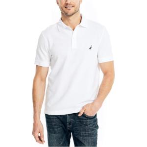 Nautica Men’s Nautica Classic Fit Deck Polo(Bright White)