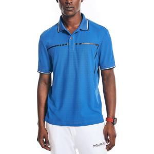 Nautica Men’s Sustainably Crafted Classic Fit Polo(Bright Cobalt)