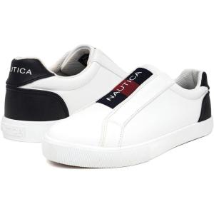Nautica Women’s Bennet Low-Top Walking Sneakers(Bennet-slip on)