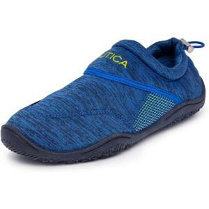 Nautica Women’s Water Shoes – Barefoot Swim & Beach Footwear for Pool, Surf, and Summer Activities – Quick-Dry Aqua Sports Shoes(Navy Heathered)