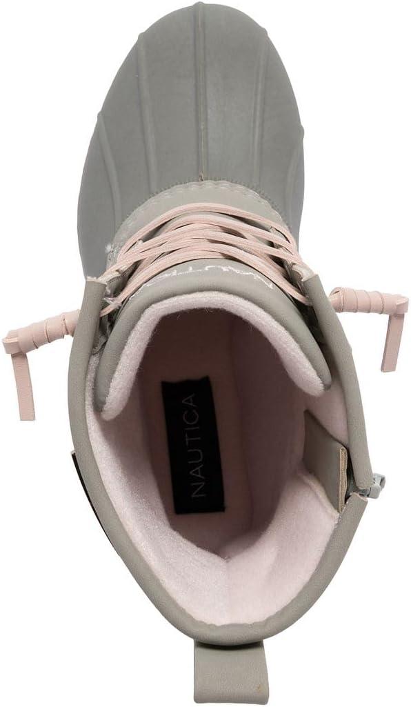 imageNautica Girls Waterproof Insulated Snow BootsGrey Frost