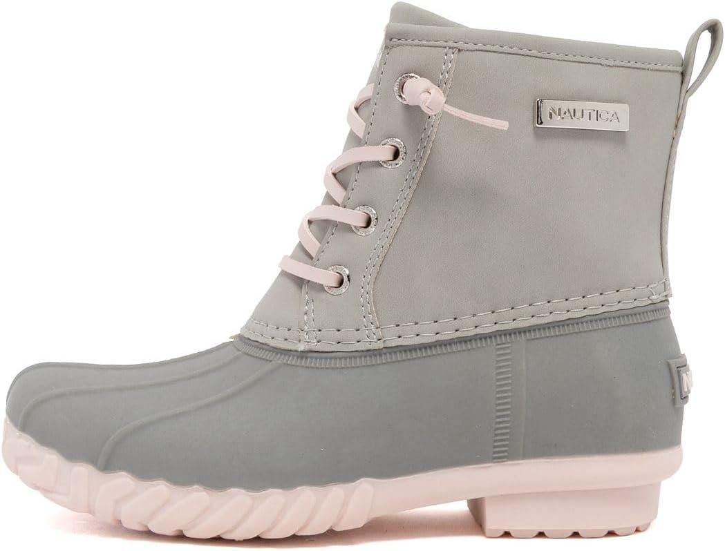 imageNautica Girls Waterproof Insulated Snow BootsGrey Frost