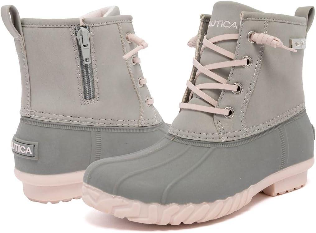 imageNautica Girls Waterproof Insulated Snow BootsGrey Frost