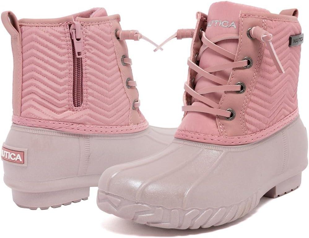 imageNautica Girls Waterproof Insulated Snow BootsPink Frost