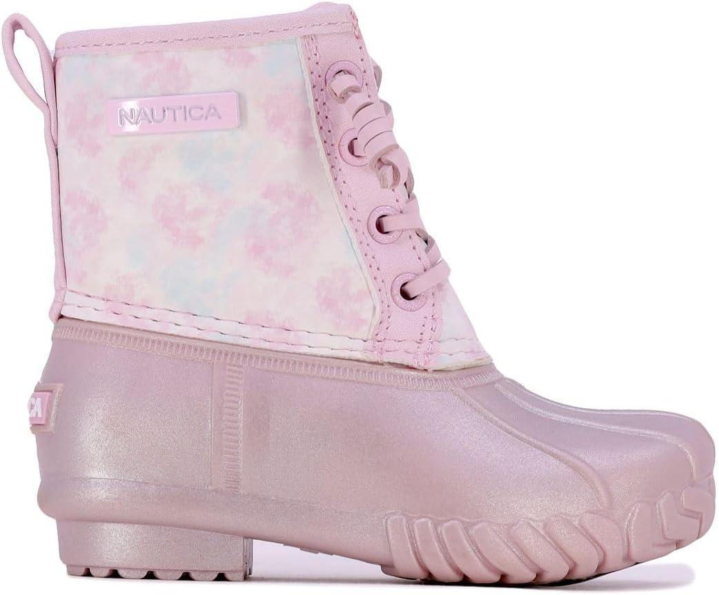 imageNautica Girls Waterproof Insulated Snow BootsPink Pearl Tie Dye