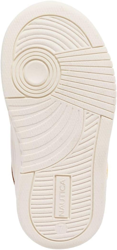 imageNautica Kids Adjustable Strap Shoes Comfortable Casual Sneakers for Boys and Girls Toddlers amp Little KidsTaupe Multi