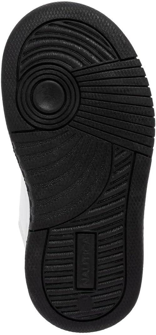 imageNautica Kids Adjustable Strap Shoes Comfortable Casual Sneakers for Boys and Girls Toddlers amp Little KidsWhite Black Red