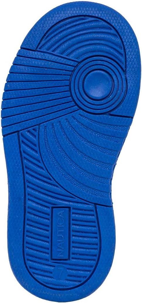 imageNautica Kids Adjustable Strap Shoes Comfortable Casual Sneakers for Boys and Girls Toddlers amp Little KidsWhite Blue Greyjarrell