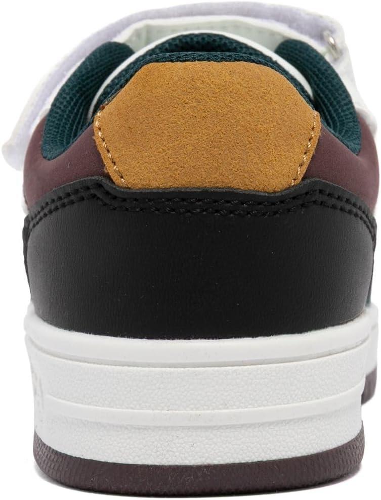 imageNautica Kids Adjustable Strap Shoes Comfortable Casual Sneakers for Boys and Girls Toddlers amp Little KidsWhite Green Burgundyseaspray