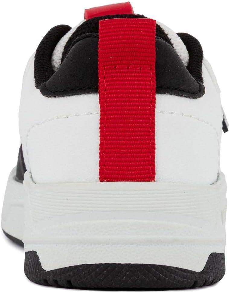 imageNautica Kids Boys Casual LaceUp Fashion Sneakers Oxford Comfortable Walking Shoe Big Kid Little Kid ToddlerWhite Black Red