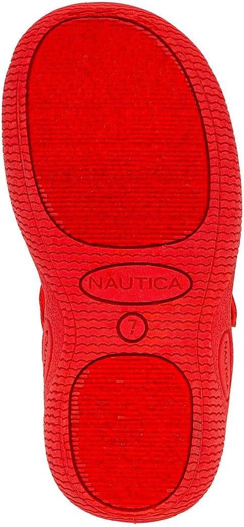 imageNautica Kids Protective Water ShoeClosedToe Sport Sandal Boy Girl Big KidLittle KidToddlerRed Hex Neo